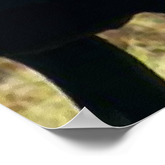 Kariou/Reindeer Wildlife Lover Poster (Ecke)