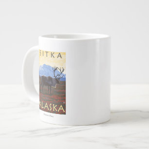 Kariou Scene - Sitka, Alaska Jumbo-Tasse