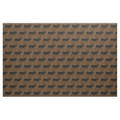 Kariou Silhouetten Brown Stoff (Fat Quarter (45,7 x 55,9 cm))