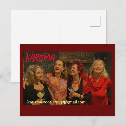 Karisma Postcard Feiertagspostkarte (Vorne/Hinten)