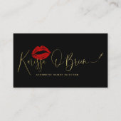 Karissas Zollkarten| Keine bearbeitbare Vorlage Visitenkarte (Vorderseite)