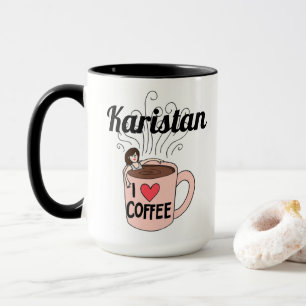 Karistan Lieben Kaffee Tasse