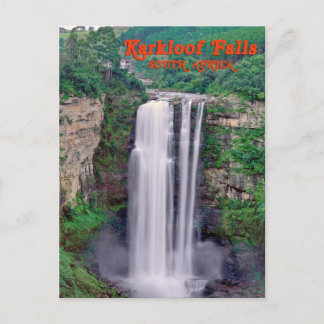 Karkloof Fall, Südafrika Postkarte