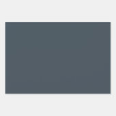 Karkohle Black Matte Wrapping Paper Sheets Geschenkpapier Set (Vorderseite 3)