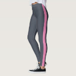 Karkohle Dark Blue Bright Pink Side Panel Leggings<br><div class="desc">Stilvolles und modernes Legging mit einem hellrosa Seitenteil auf einem dunkelblauen Holzfußboden. Exklusiv für Sie entworfen von Happy Dolphin Studio. Wenn Sie Hilfe oder passende Produkte benötigen oder eine Farbkombination gewollt haben,  kontaktieren Sie uns bitte über den Shop-Chat!</div>