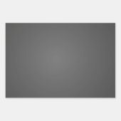 Karkohle-Gradientenpapier aus Silberombré Geschenkpapier Set (Vorderseite)