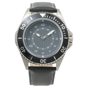 Karkohle Grau Armbanduhr