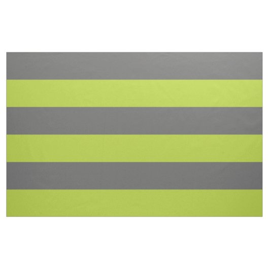 Karkohle Grau und grüne Streifen großen Umfangs Stoff (Yard (91,4 cm))
