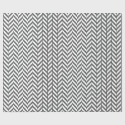 Karkohle Grau und Weißer Kehlkopf Geschenkpapier (Flach)