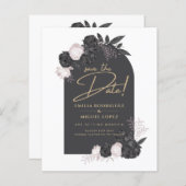 Karkohle Graurosa Rosen Hochzeit SPEICHERN DAS DAT (Vorne/Hinten)