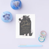 Karkohle Graurosa Rosen Hochzeit SPEICHERN DAS DAT Flyer (Einzeln)