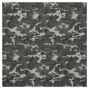 Karkohle Gray Camouflage Stoff