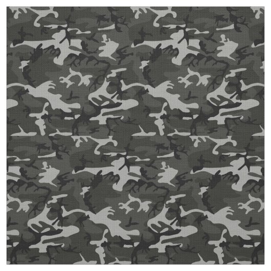 Karkohle Gray Camouflage Stoff (Muster)