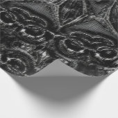 Karkohle Mandala Wrapping Paper Geschenkpapier (Ecke)