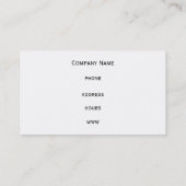 Karkohledots-Visitenkarte Visitenkarte (Rückseite)