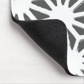 Karkohlegrau-geometrisches Muster Mousepad (Ecke)