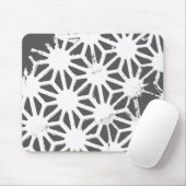 Karkohlegrau-geometrisches Muster Mousepad (Mit Mouse)