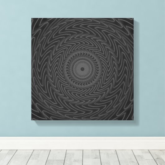 Karkohlezirkeln Leinwanddruck (Insitu (Holzboden))