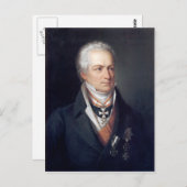 Karl August von Hardenberg Postkarte (Vorne/Hinten)