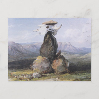 Karl Bodmer - Zauberstab für Assinboin-Amerikanisc Postkarte