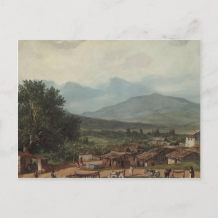 Karl Bryullov - Dorf San Rocco, Stadt Korfu Postkarte