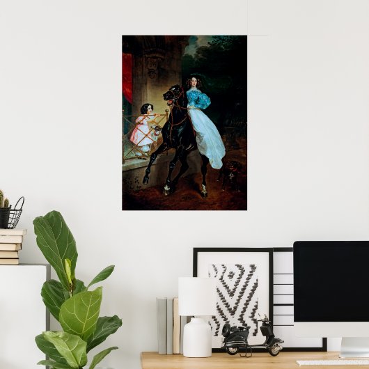 Karl Bryullov: Ein Rider Poster (Heimbüro)