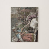 Karl der Große (742-814) empfängt die Botschafter Puzzle (Vertikal)