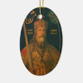 Karl der Große durch Dürer Verzierung Keramikornament (Links)