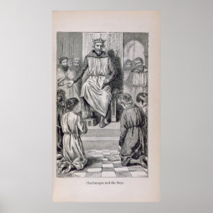 Karl der Große und die Jungen Poster