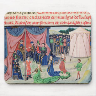 Karl der Große und seine Barons, die verzaubert Mousepad