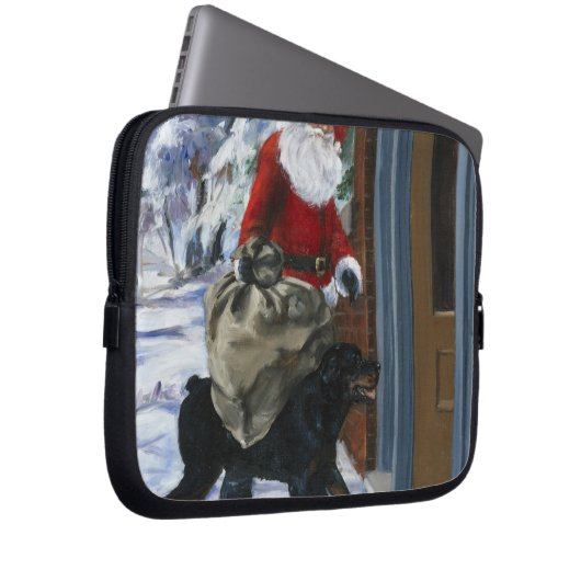 Karl, der Weihnachtsmann von hilft <Carl's Laptopschutzhülle (Vorne Rechts)