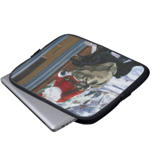 Karl, der Weihnachtsmann von hilft <Carl's Laptopschutzhülle (Vorne Knopf)