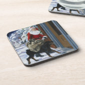 Karl, der Weihnachtsmann von hilft <Carl's Untersetzer (Linke Seite)