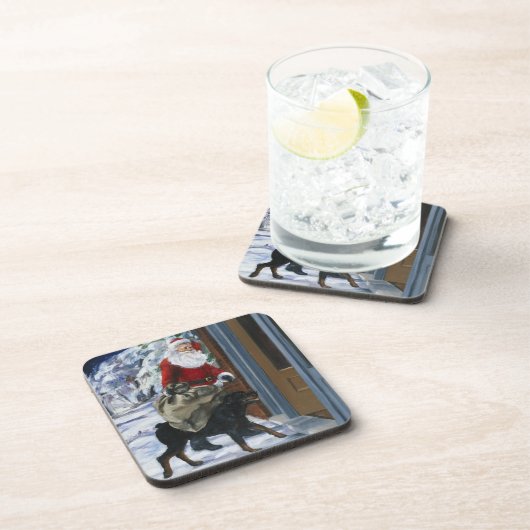 Karl, der Weihnachtsmann von hilft <Carl's Untersetzer (Rechte Seite)