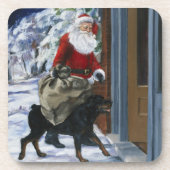 Karl, der Weihnachtsmann von hilft <Carl's Untersetzer (Vorderseite)