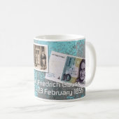 Karl F. Gauss Mug für Mathe-Liebhaber Kaffeetasse (VorderseiteRechts)