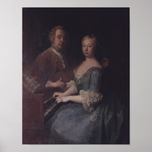 Karl-Heinrich Graun und seine Ehefrau Anna-Louise Poster