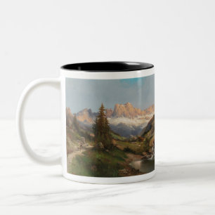 Karl Kaufmann in den Dolomiten Zweifarbige Tasse