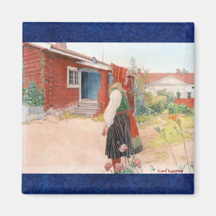 Karl Larsson das Falun Zuhause Magnet