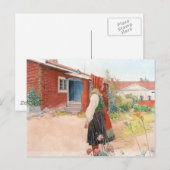 Karl Larsson das Falun Zuhause Postkarte (Vorne/Hinten)