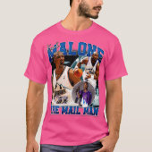 Karl Malone Retro T-Shirt (Vorderseite)