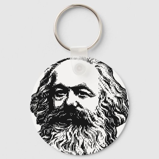Karl Marx -4jtd4 Schlüsselanhänger (Vorderseite)