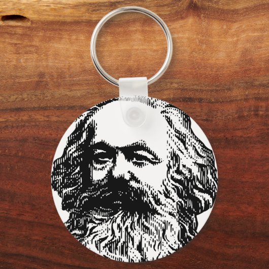 Karl Marx -4jtd4 Schlüsselanhänger (Vorderseite)