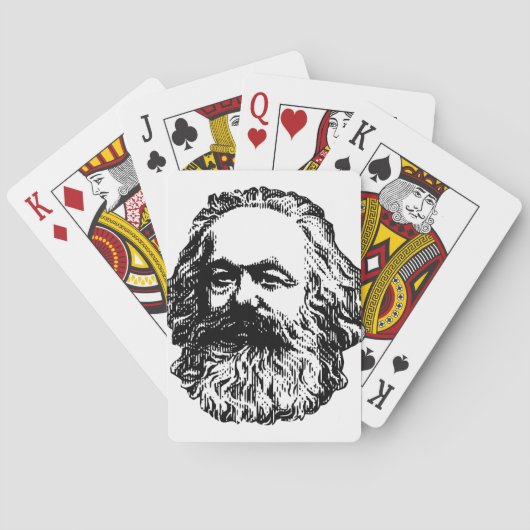 Karl Marx -4jtd4 Spielkarten (Rückseite)