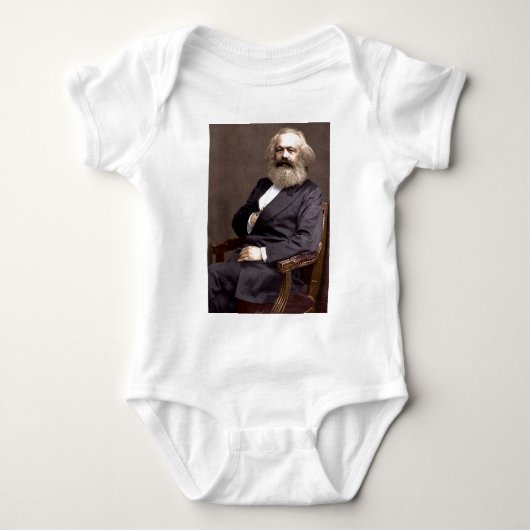 Karl Marx Baby Strampler (Vorderseite)