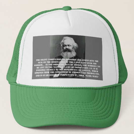 Karl Marx baseball cap Truckerkappe (Vorderseite)