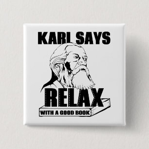 Karl Marx Button