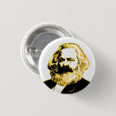 Karl Marx Button (Vorne & Hinten)
