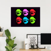 Karl Marx Collage Poster (Heimbüro)