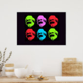 Karl Marx Collage Poster (Küche)